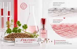 Shiseido studied the effect of coriander fruit extract on skin aging