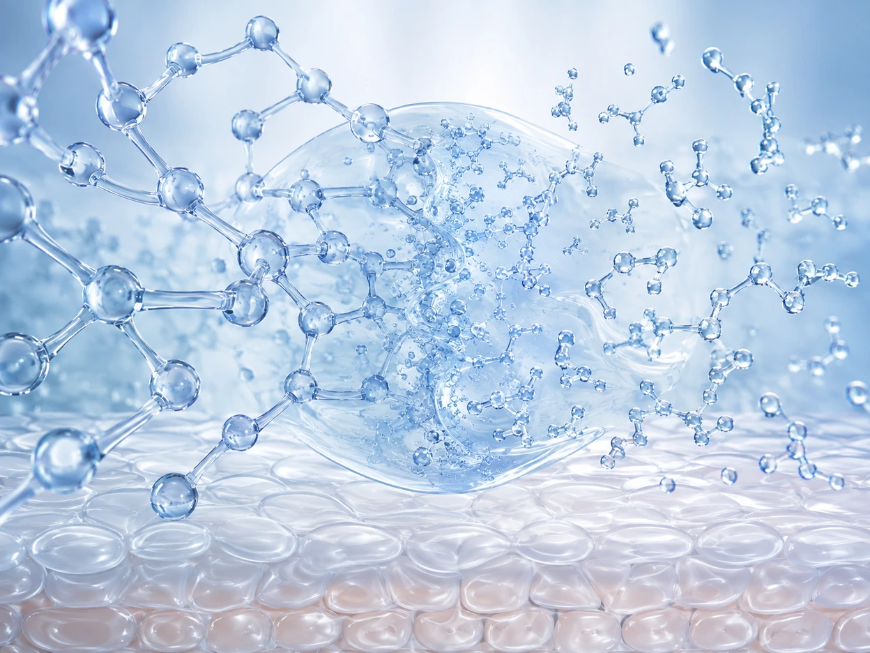 Combinazione di acido ialuronico ad alto e basso peso molecolare nella tecnologia HILO WAVE