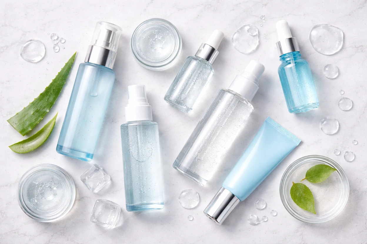 Hyaluronic acid products in different formats