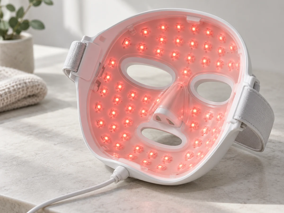 Máscara LED: vista interna 
